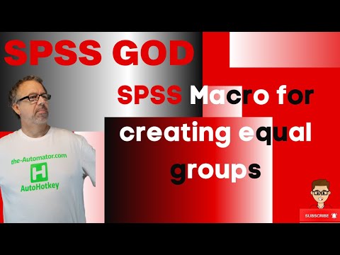 SPSS Macro for creating equal groups