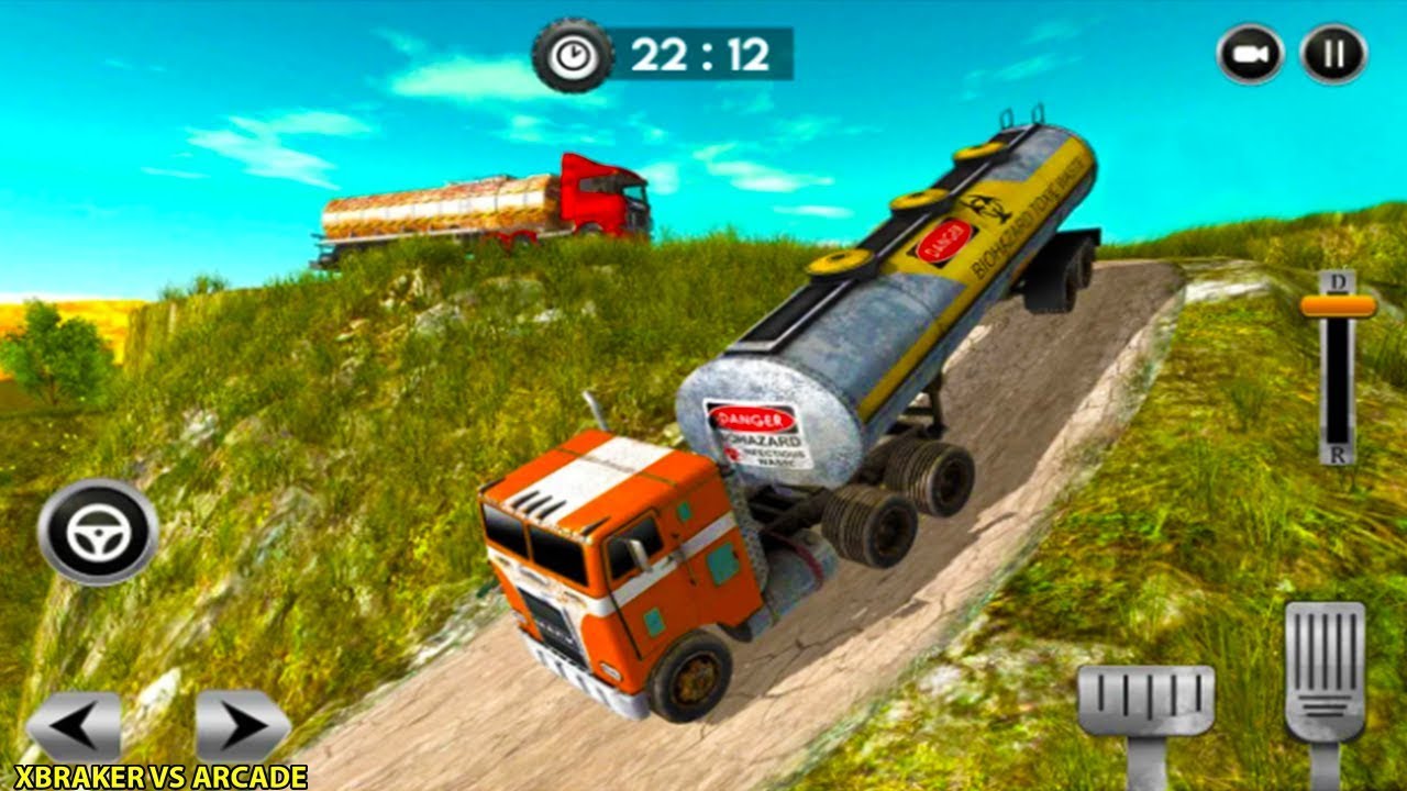 Oil Tanker Truck Transporter Simulator: Hill Cargo Android Gameplay 2018