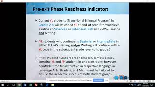 22. Module 2 - Pre-Exit Phase Readiness Indicators