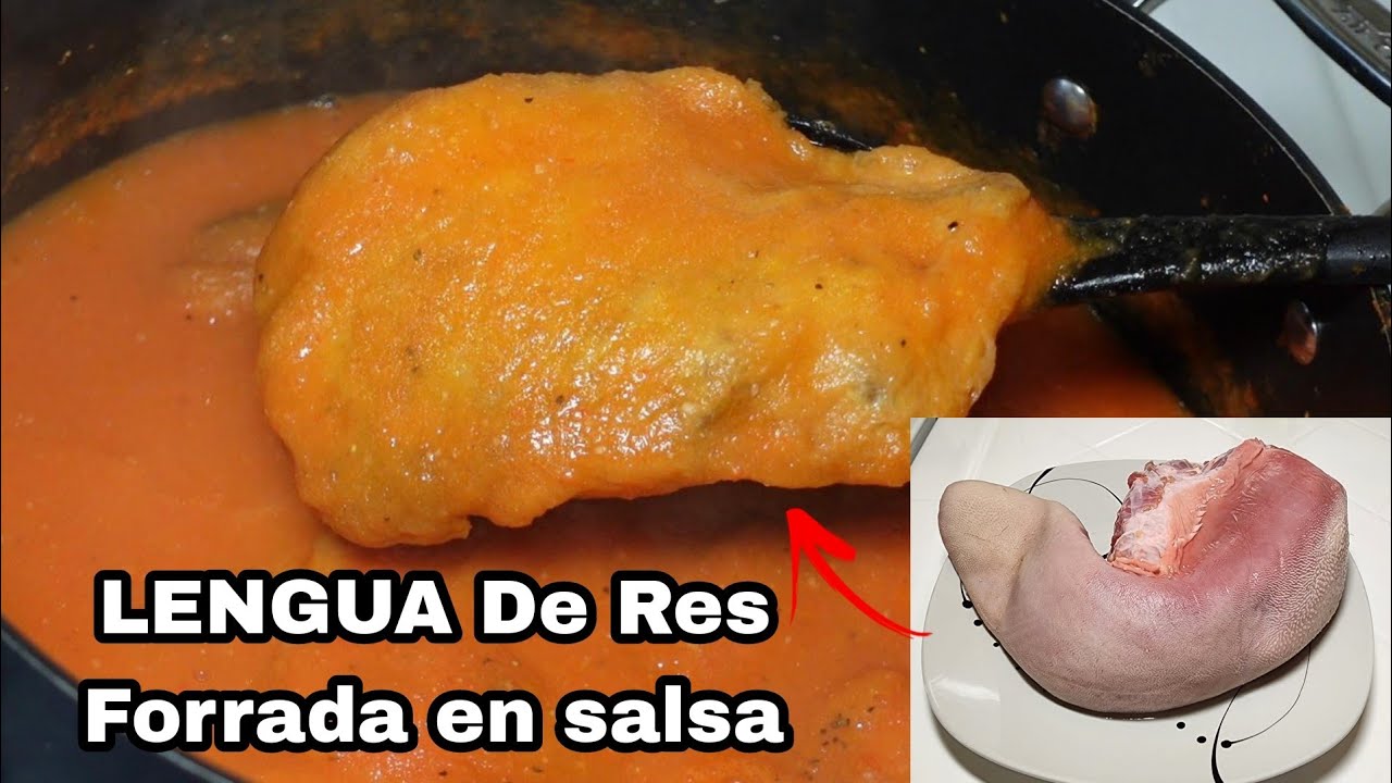 Lengua de Res Envuelta en Huevo/ Lengua de Res Forrada/ Como Hacer Lengua de Res