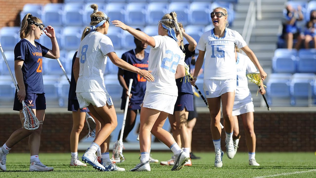 UNC Women's Lacrosse Tar Heels Run Past Virginia, 208 YouTube