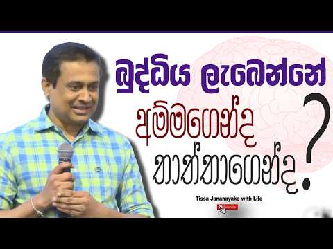 බුද්ධිය ලැබෙන්නේ අම්මගෙන්ද? තාත්තගෙන්ද?  I Tissa Jananayake with Life (EP 243)