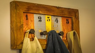 ▶️ Cómo Hacer Perchero de Madera de Palet 💡 Wooden Hanger