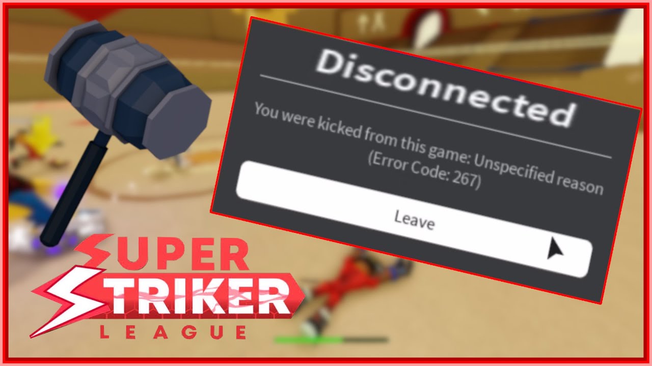 I Just Got Banned On Super Striker League Youtube - super striker league roblox script