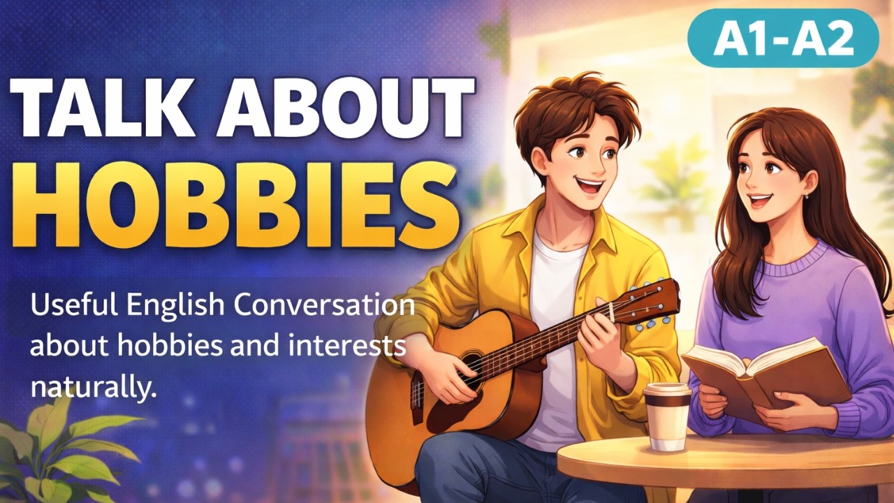 Talking about Hobbies  | Easy Speaking Practice for A1-A2