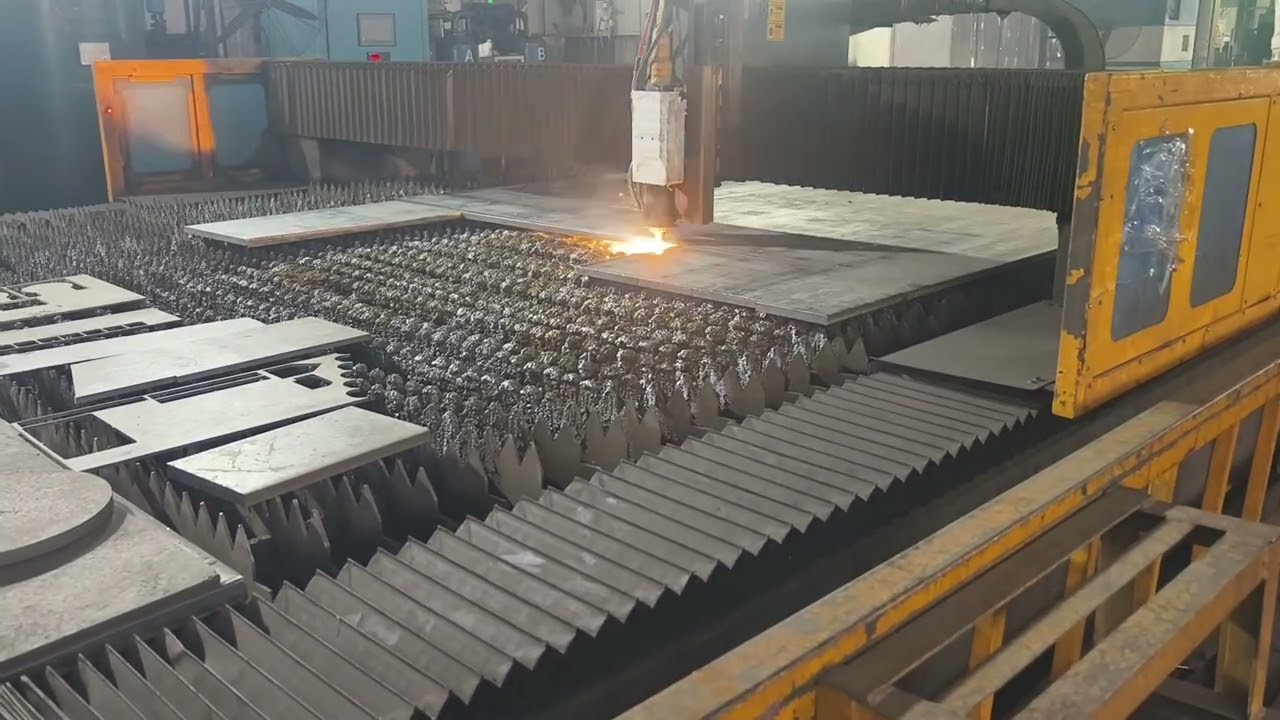 Our Process: Precision Laser Cutting of Roller Wall Panels for Superior Metal Forming Machines