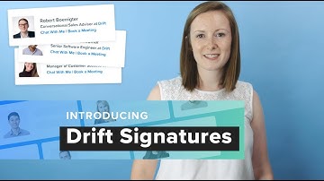 Drift Signatures: Beautiful, Free Email Signature Marketing