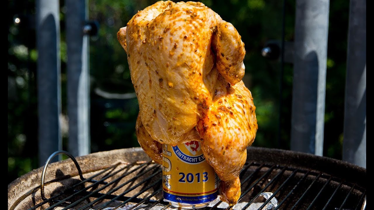 Tatort Küche - BBQ-Bierdosenhähnchen vom Grill