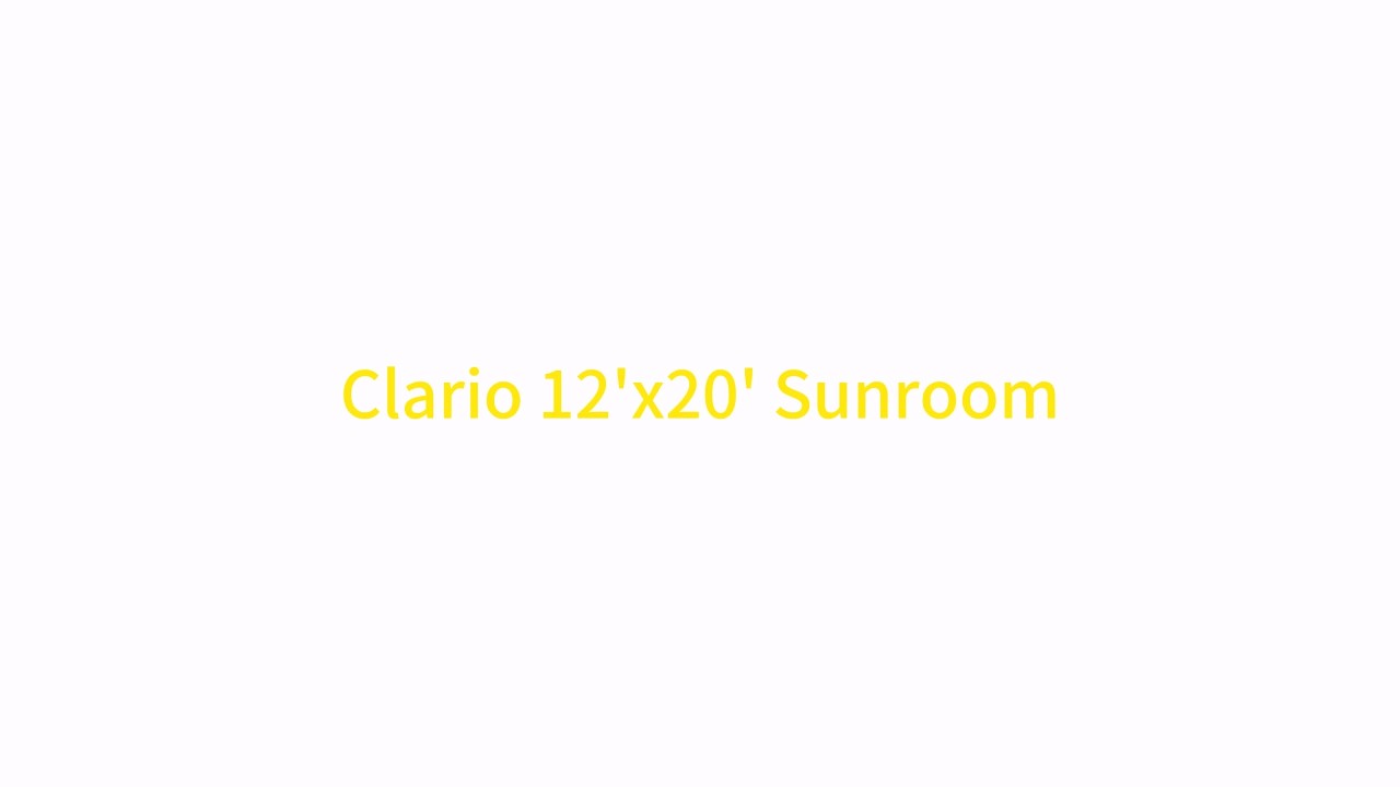 Modern Shade 12'x20' Clario Solarium Hardtop Gazebo with Built-in TV Mount Assembly Guide