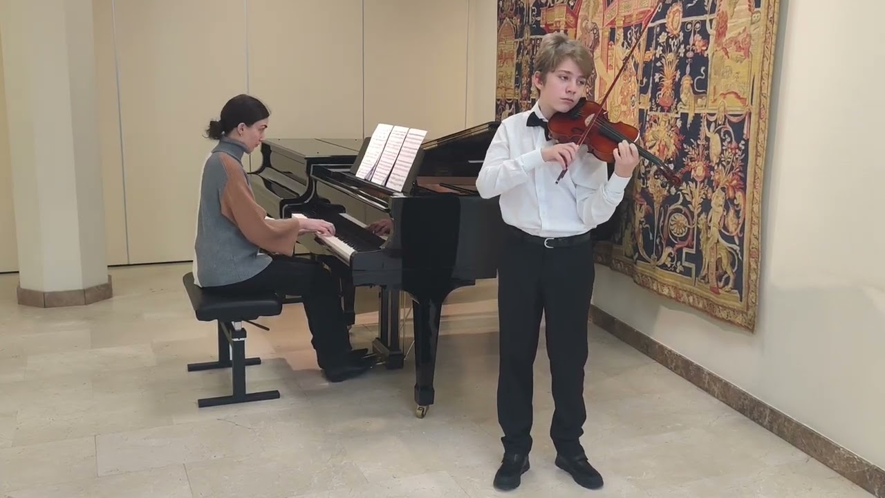 Jean -Baptiste Accolay (1845-1910).Violin Concerto in A minor.Allegro Moderato.