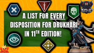 A Drukhari List for EVERY SINGLE Disposition in 11th Edition - #warhammer40k