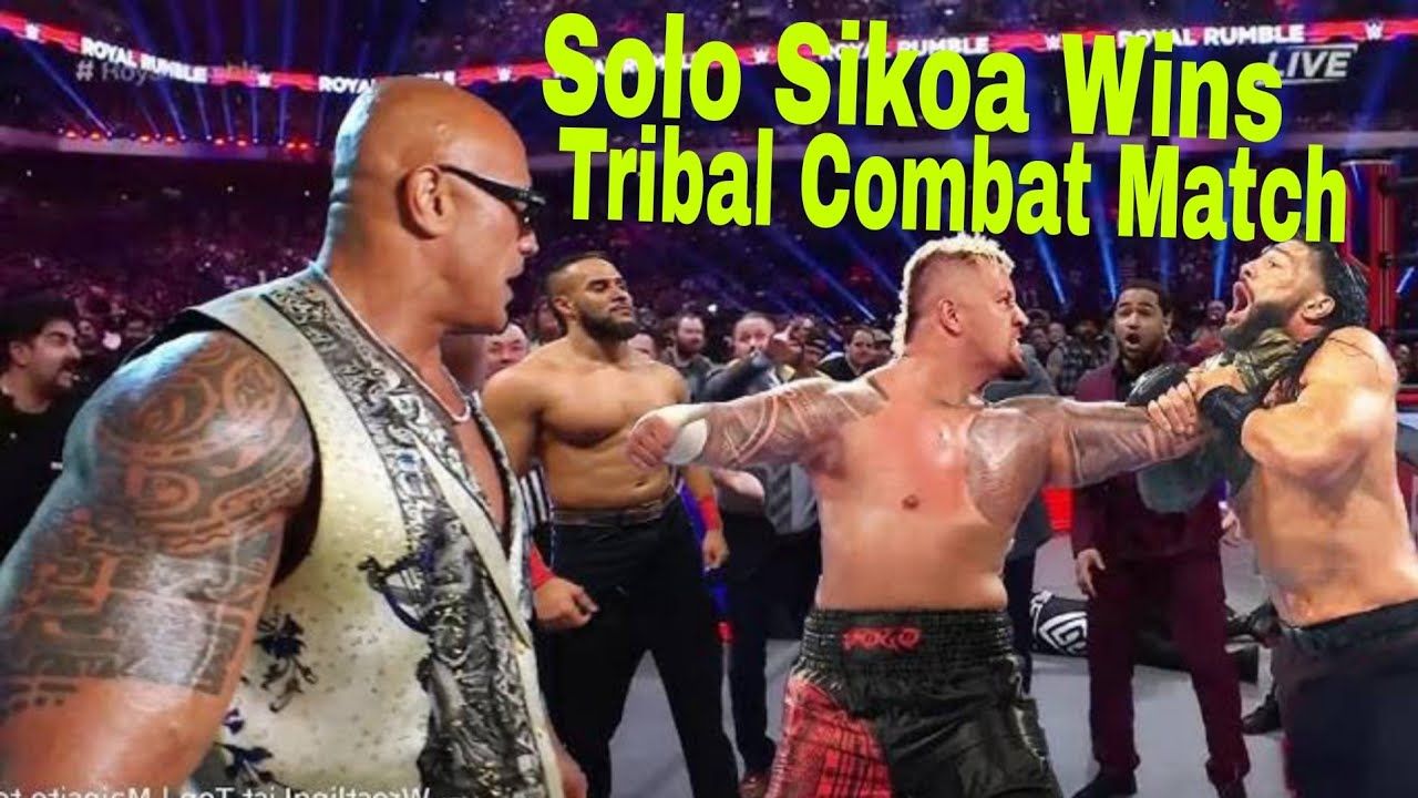 😱..The Rock Interference in Roman Reigns Vs Solo Sikoa 