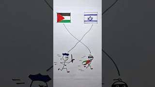 Which Country Do You Support? 😔🇵🇸 #shorts #palestine #israel #art