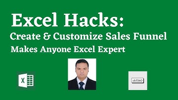 How to create a sales funnel chart and customize in Excel