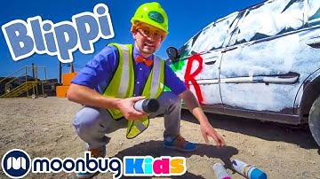 WOW! Blippi Learns Verbs in Las Vegas | Blippi | Learn With Blippi | Funny Videos & Songs