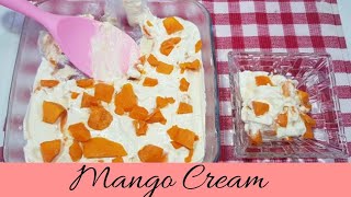 Mango cream Delight only 3 ingredients| Haji Ali style mango cream| By Cook With Farheen & Arsheen