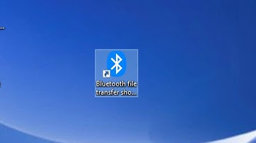 Create Shortcut of  Bluetooth file Transfer on Windows 10