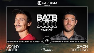 BATB 13: Jonny Giger Vs. Zach Doelling - Round 1: Battle At The Berrics Presented By Cariuma