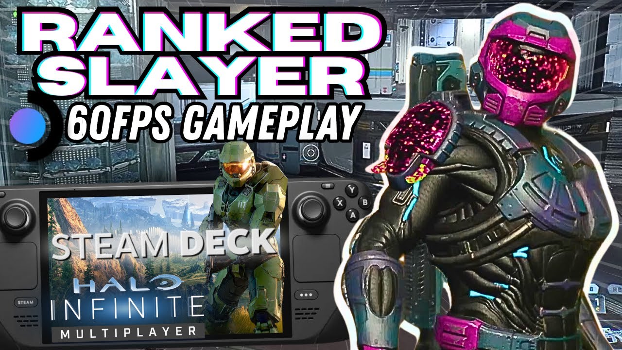 Halo Infinite Multiplayer Ranked Slayer 60FPS Steam Deck Gameplay