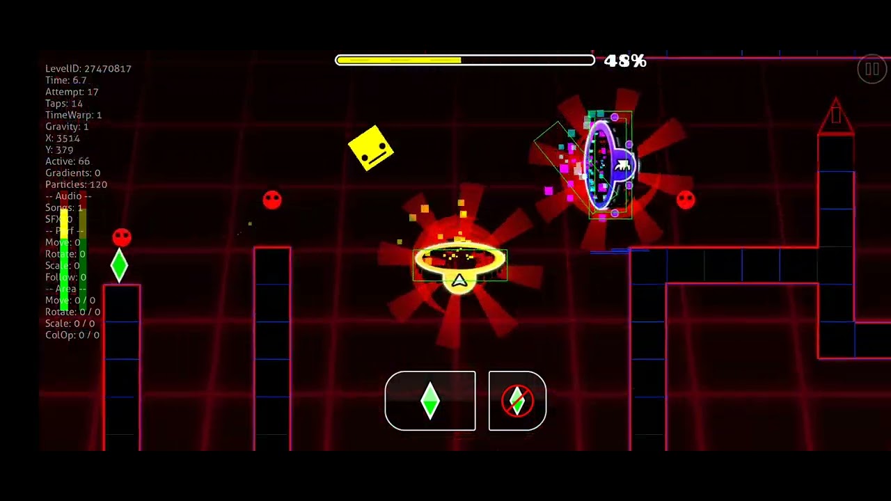 The challenge geometry dash practice and normal - YouTube
