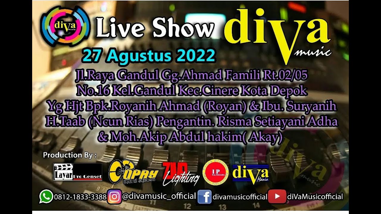 LIVE STREAMING DIVA MUSIC | EDISI MALAM