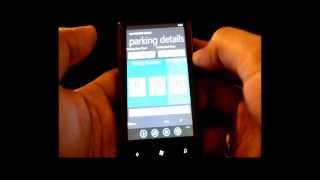 My Parking Buddy - Windows Phone 7 - Parking Application Introduction HQ screenshot 2