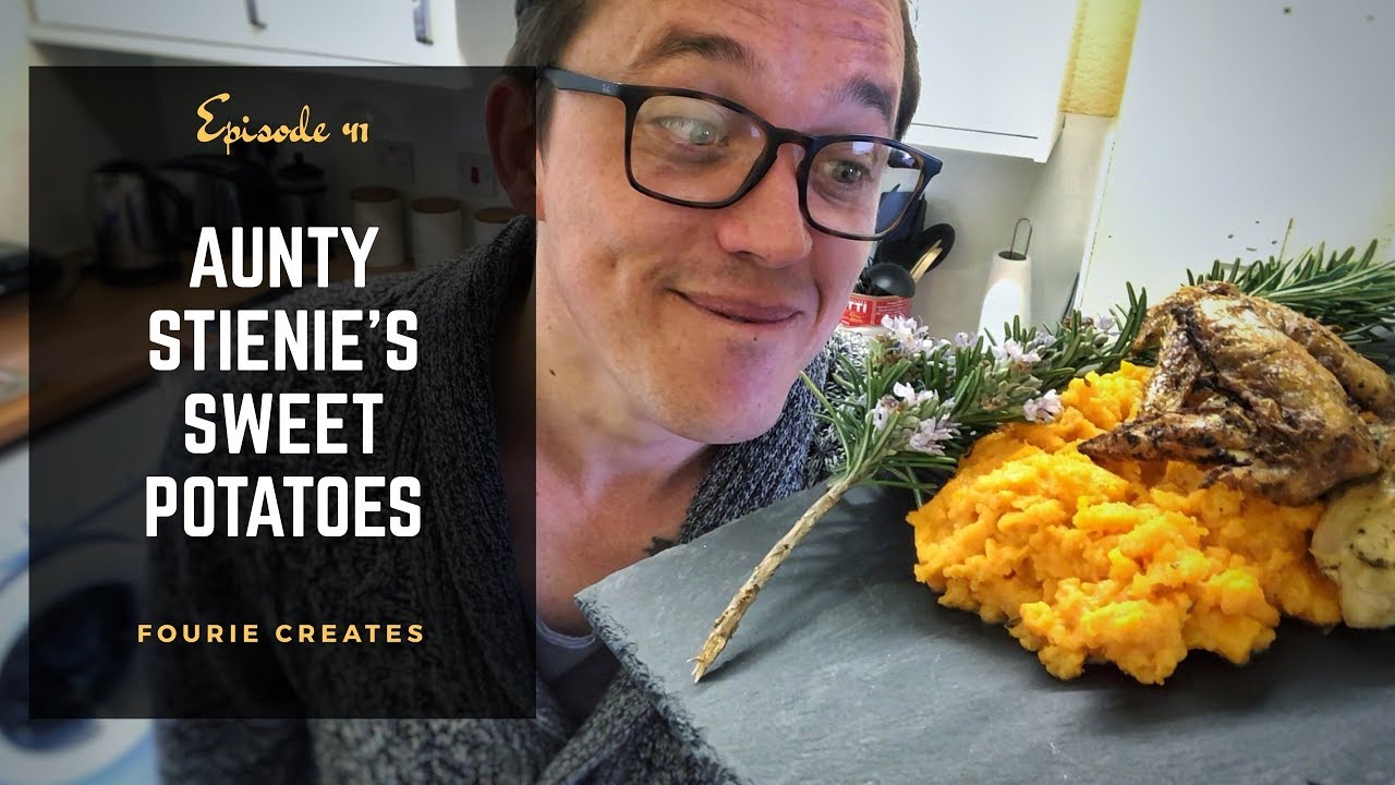 Auntie Stienie's Sweet Potatoes (And some Roast Chicken) - YouTube