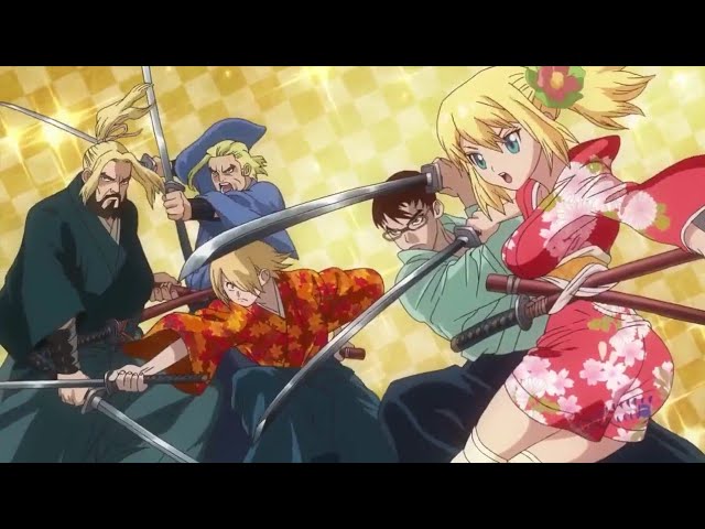 Dr Stone Science Kingdom Vs Hyoga Making Katana Detective Suika Is Back Youtube