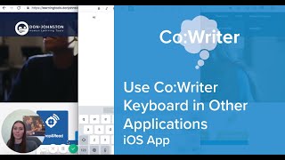 Co:Writer: How to Use Co:Writer Keyboard in Other Applications in iOS