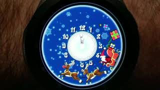 Galaxy watch Christmas Santa watchface screenshot 5