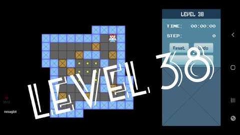 Classic Sokoban Level 38 | without UNDO | Solution 1 - 90