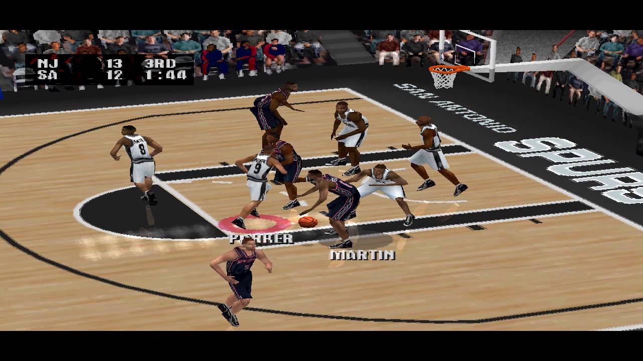 NBA Live 2003 PS1 Gameplay HD