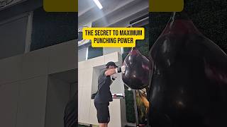 Connection is the final link in the kinetic chain.No connection, no power.#boxing #boxingtraining
