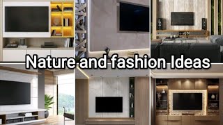 Latest living room TV cabinet ideasTV unit designsHome interior designs @NatureAndFashionIdeas
