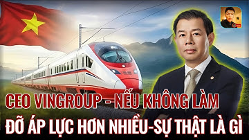 CEO Vingroup nói thật: Nếu không làm đường sắt Bắc Nam thì… đỡ áp lực hơn nhiều! Tri Thức 247