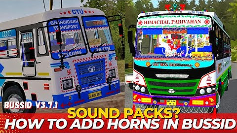 how to add "HORN PACK" in Bussid V3.7.1 | how to add 