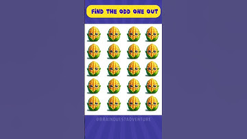 find the odd one out #find #oddoneout #visualpuzzle #brainteaser #mindgame #visualchallenge