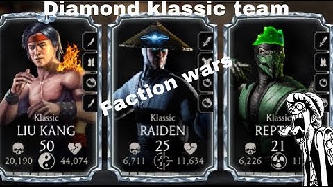 Using a Diamond Klassic team on mkx mobile OP