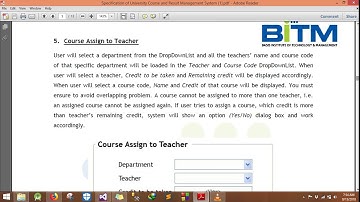 University Management System -BITM Demo