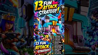 th 13 fun attack strategy #clashofclans #coc #youtubeshorts #gaming #warzone