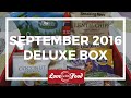 Love With Food Deluxe Box Unboxing September 2016