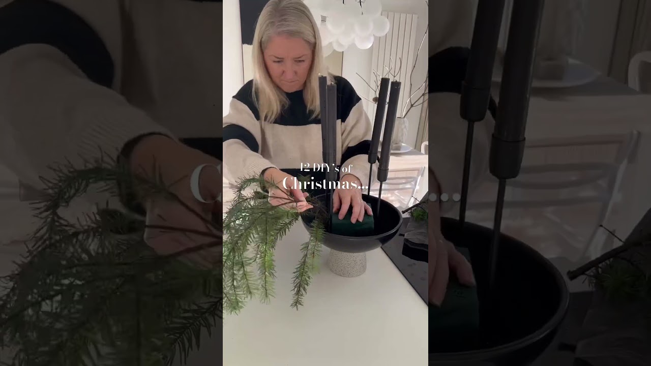 Festive table centre piece 