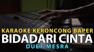 Bidadari Cinta - Karaoke Pop Keroncong Indonesia | Tanpa Vokal = Duet Baper