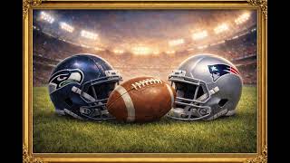 Quiet Home Gallery | Super Bowl Football Art Frame | Patriots vs Seahawks | 4K TV Wallpaper