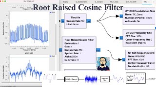 GnuRadio Tutorial | Root Raised Cosine Filter for Digital Communication | Pulse Shaping