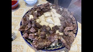 Аварский хинкал с сушеной колбасой и с мясом, который сведет с ума любого!!!!