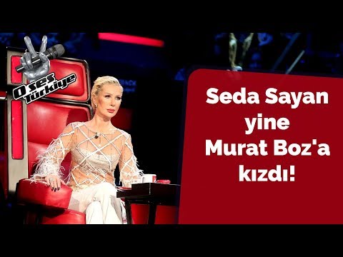 Seda Sayan yine Murat Boz'a kızdı!  | O Ses Türkiye 2018