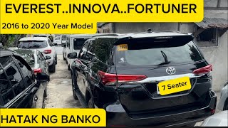 MURANG SUV // MURANG TOYOTA FORTUNER & TOYOTA INNOVA / MURANG FORD EVEREST / HATAK NG BANKO // REPO