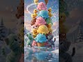 🐧 Baby Penguin Builds the World's Biggest Ice Cream! 🍦