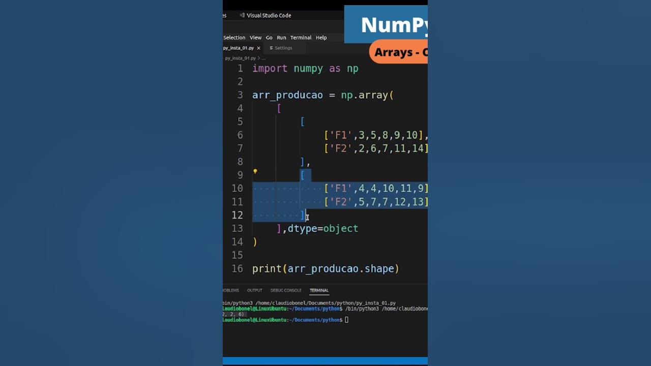 Python - NumPy Arrays! - YouTube